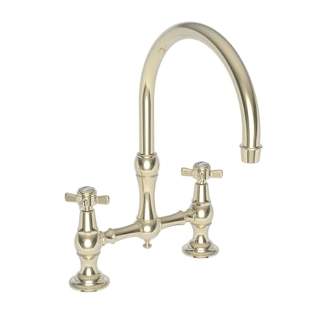 Newport Brass Kitchen Bridge Faucet in French Gold (Pvd) 9455-24A